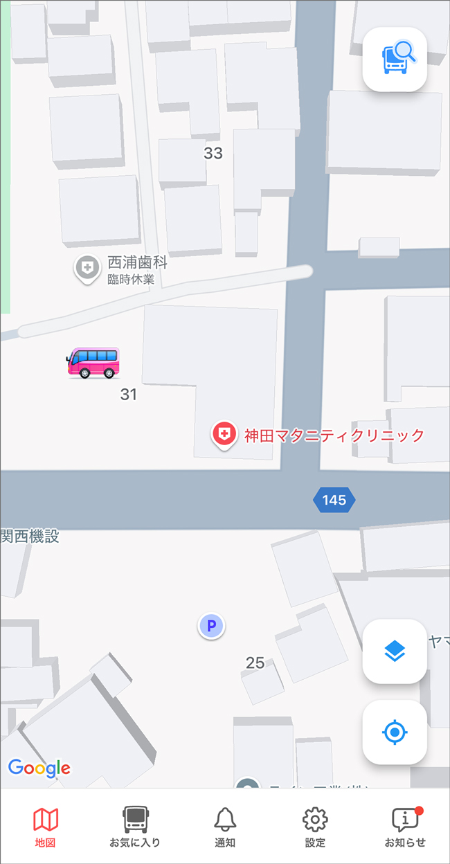 知らせてバスイメージ図